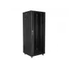 Lanberg FF01-6632-12B Rack-Schrank 32U Standschrank Schwarz