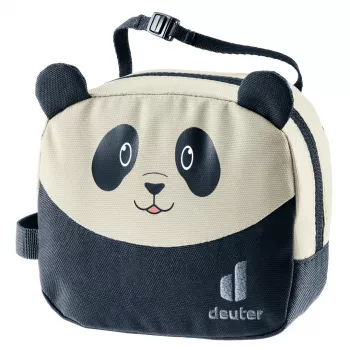 Kulturbeutel DEUTER Wash Bag Kids — Polyethersulfon (PES), 160×60×120 mm, Schwarz/Weiß