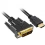 Sharkoon Adapterkabel - Single Link - HDMI männlich zu DVI-D männlich