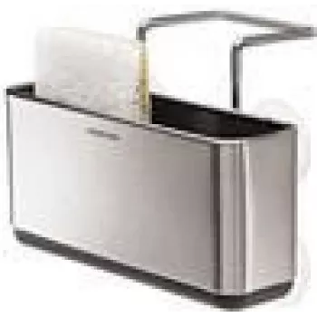 simplehuman Spülbeckenablage, schmal, gebürsteter Edelstahl (KT1134)