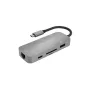 USB Hub Terratec Connect C8 USB 2.0 Type-C Grau