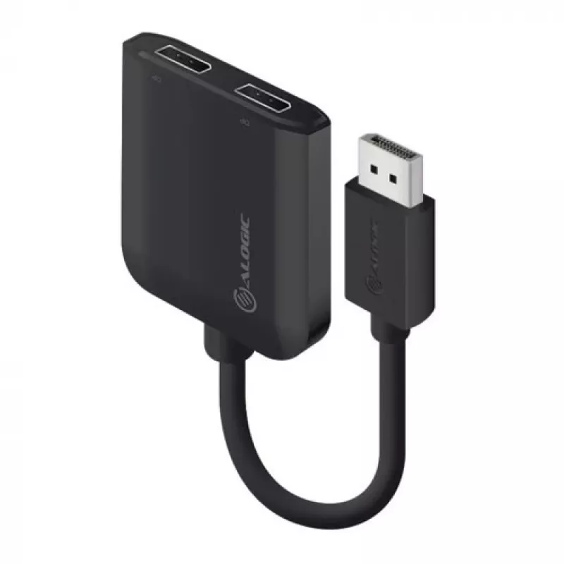 DisplayPort auf Dual-DisplayPort-Adapter ALOGIC 4K 30 Hz