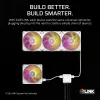 Corsair iCUE LINK RX140 MAX RGB 14 cm Weiß 2 Stück 300-1600 RPM Lüfter