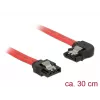 SATA-Kabel DeLOCK 83963 0,3 m SATA 7-Pin Schwarz Rot