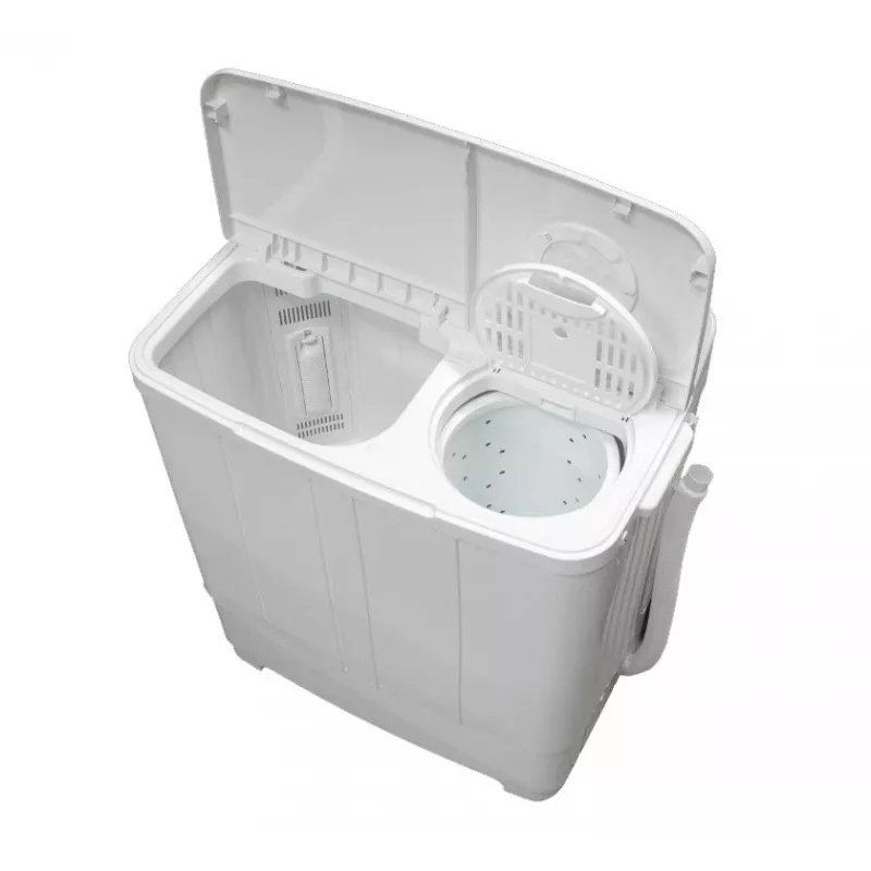 Haltautomatische Waschmaschine Ravanson XPB-700 — Toplader, 4 kg Kapazität, 1400 U/min Schleudern, Weiß
