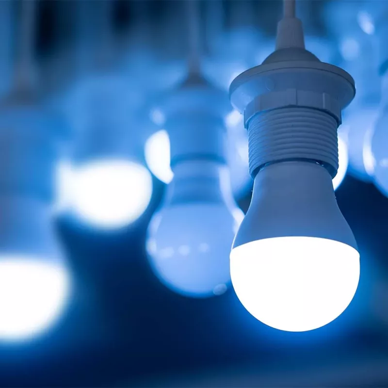 Smart WiFi Birne Tellur TLL331331 9W Weiß Warm Dimmer — einstellbares warmweißes Licht, Wi‑Fi Steuerung