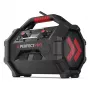 Tragbares Baustellenradio PerfectPro ROCKTAGON 18V — batteriebetriebenes Baustellenradio