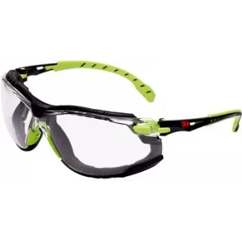 3M Schutzbrille Solus 1000-Set EN 166, EN 170, EN 172, Bügel grün, Gläser klar PC 3M (S2SGAFKT)