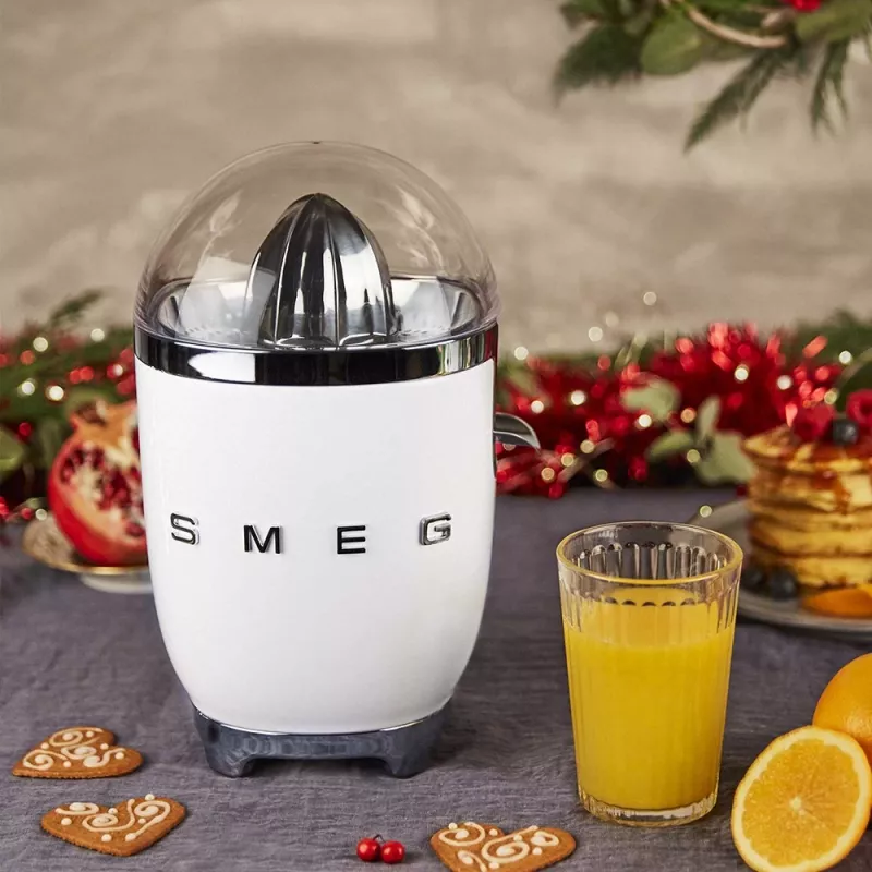 Elektrische Zitruspresse Smeg CJF11WHEU 70 W Weiß Edelstahl