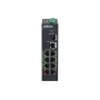 Switch DAHUA DH-LR2110-8ET-120 L2 8x Fast Ethernet (10/100) PoE, 48–57V, 8,8 Gbit/s, MAC 8000, schwarz