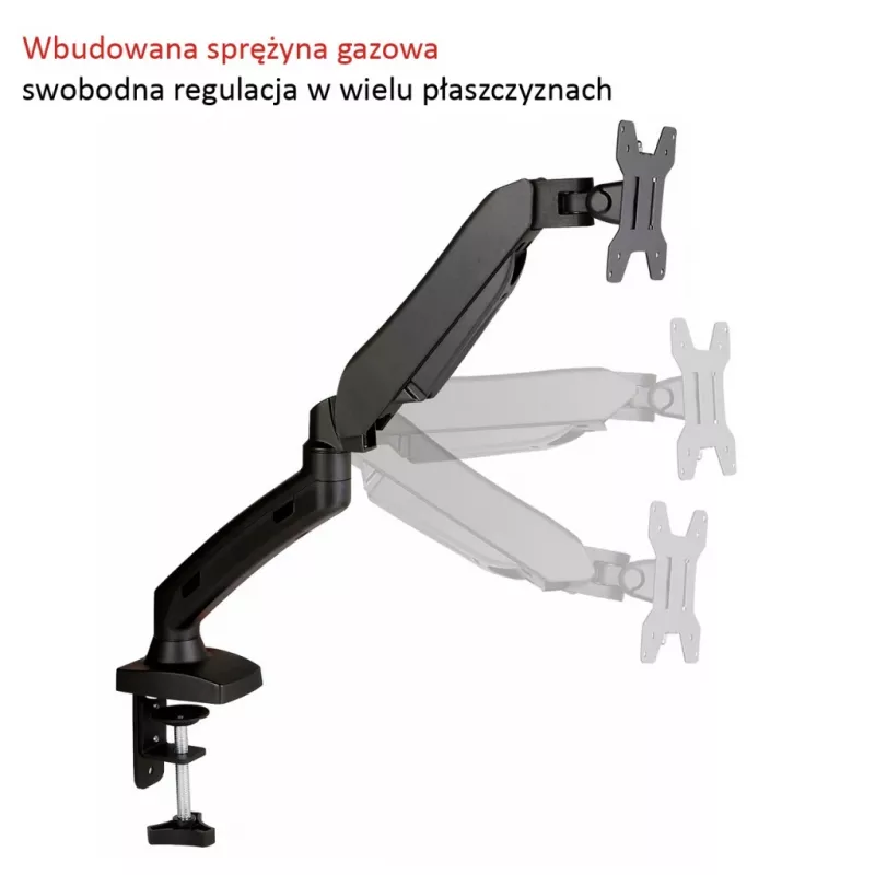 ART Gas-Spring Desk Mount für 1 Monitor