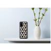iKins Schutz-Handyhülle für Samsung Galaxy S20 – Pyramidenstruktur, schwarz