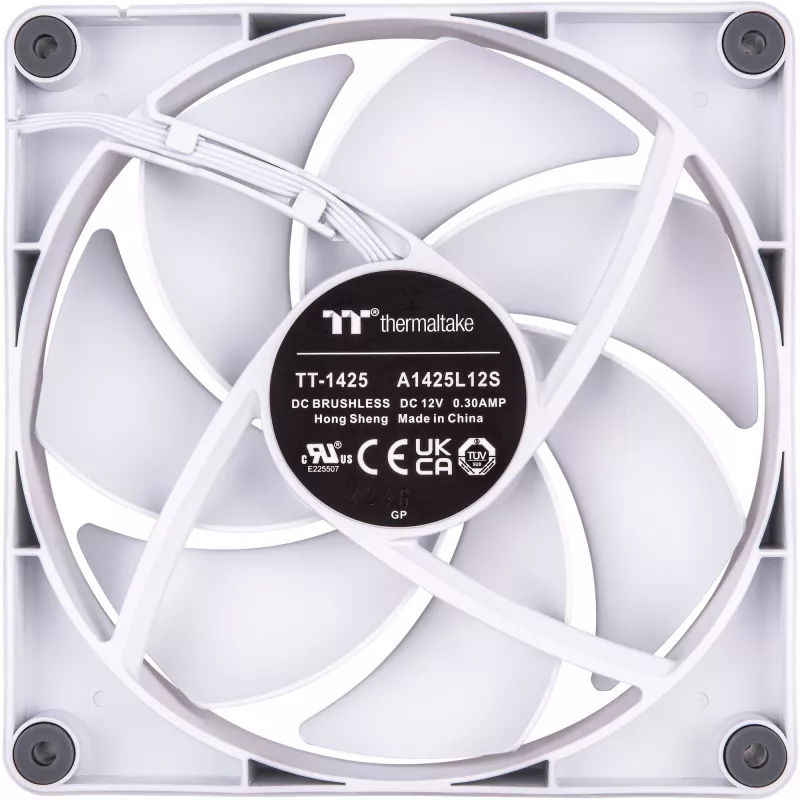 Thermaltake CT120 120mm Gehäuselüfter Weiß 2er-Pack