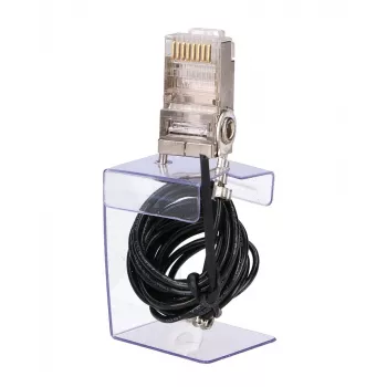 Netzwerkkabel UBIQUITI TOUGHCable RJ-45 Cat5e 1 m, schwarz, RJ-45-Stecker