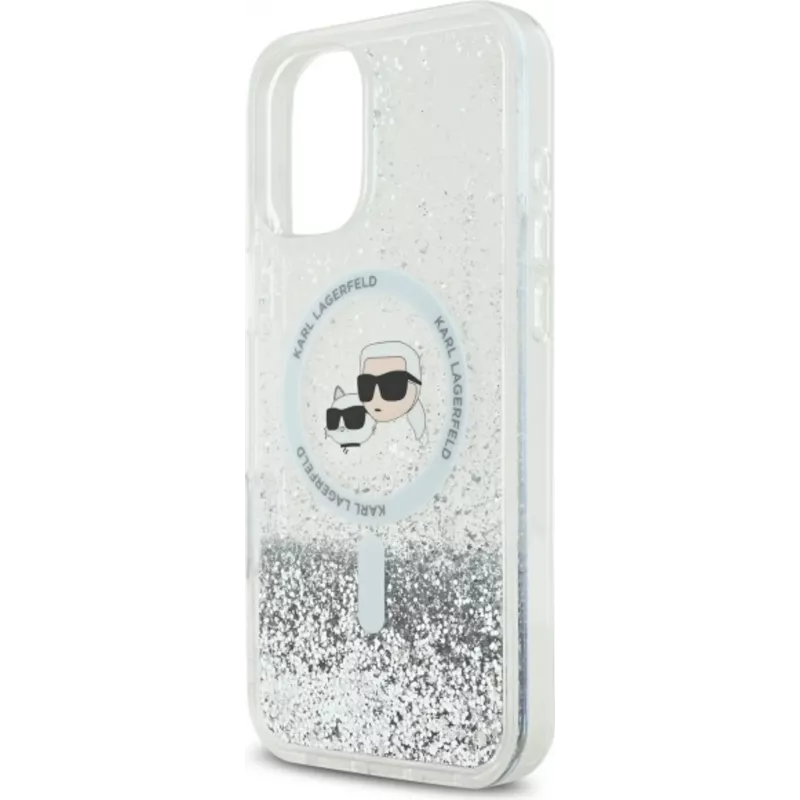 Karl Lagerfeld | KLHMP16MLGKCSGH | Backcover | iPhone 16 Plus | Apple | TPU/PC | Transparent