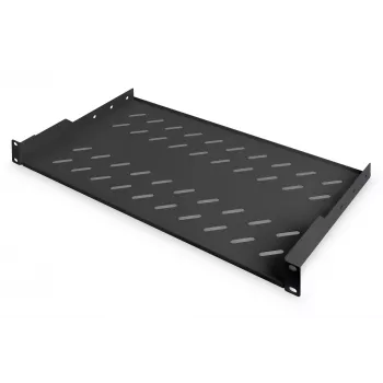 Ablage Digitus DN-19 TRAY-1-SW für festen Einbau in 19-Zoll-Schränke