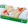 BRIO 33344 Weichenteil, 2 Stk., rot