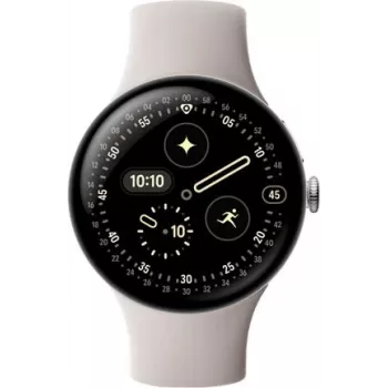 Google Pixel Watch 4 - 45 mm - Aluminium Silver poliert (GA10844-EU)