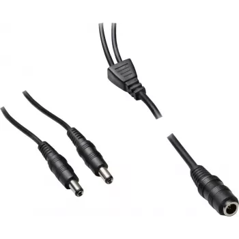 VOLTCRAFT Niedervolt-Verbindungskabel Niedervolt-Stecker - Niedervolt-Buchse 5,5 mm 2,5 mm 1,10 m 1 St. (072958C)