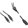 VOLTCRAFT Niedervolt-Verbindungskabel Niedervolt-Stecker - Niedervolt-Buchse 5,5 mm 2,5 mm 1,10 m 1 St. (072958C)
