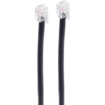 Telefonkabel ShiverPeaks BS70086-6/6 6 m Schwarz