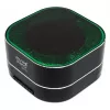 Tragbarer Lautsprecher Manhattan Metallic, Schwarz