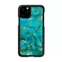 Smartphone-Hülle iKins für iPhone 11 Pro – Mandelblüten-Schwarz, Schutzhülle
