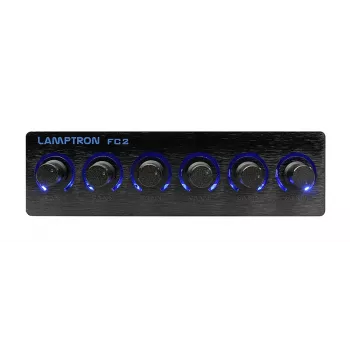 Lüftersteuerung Lamptron FC2 4-Kanal 30 W (PWM/Spannungsregelung für PC-Kühllüfter)