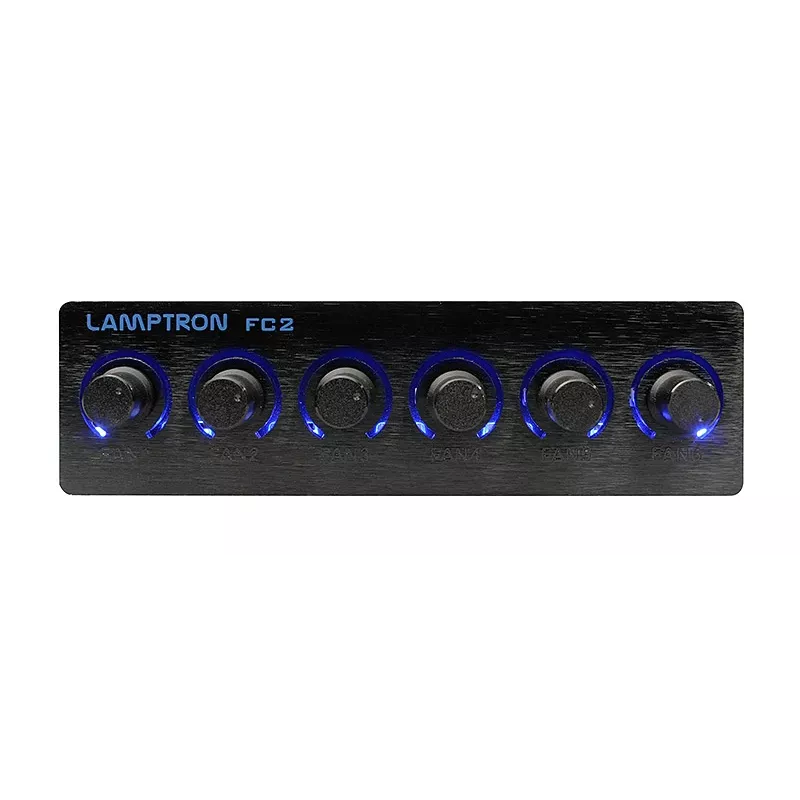 Lüftersteuerung Lamptron FC2 4-Kanal 30 W (PWM/Spannungsregelung für PC-Kühllüfter)