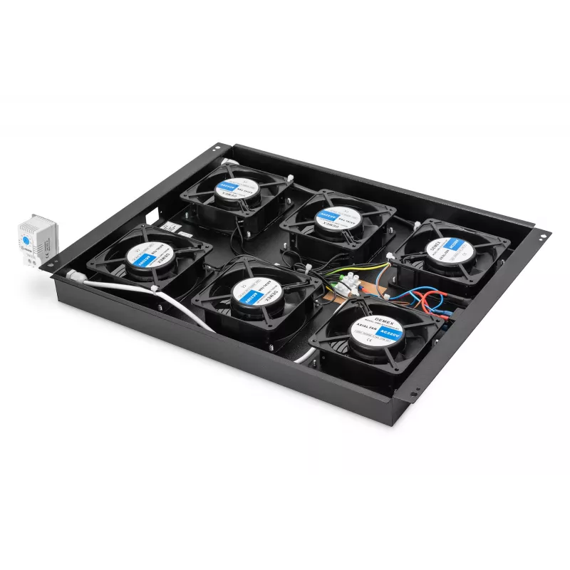 Digitus DN-19 FAN-6-SRV-B Produkt Schwarz