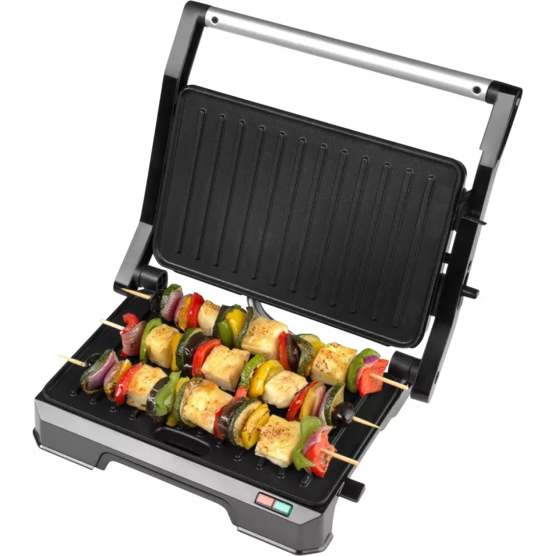 Elektrischer 2-in-1-Gesundheitsgrill Progress EK5854PVDE mit Antihaftplatten und einstellbarer Temperatur