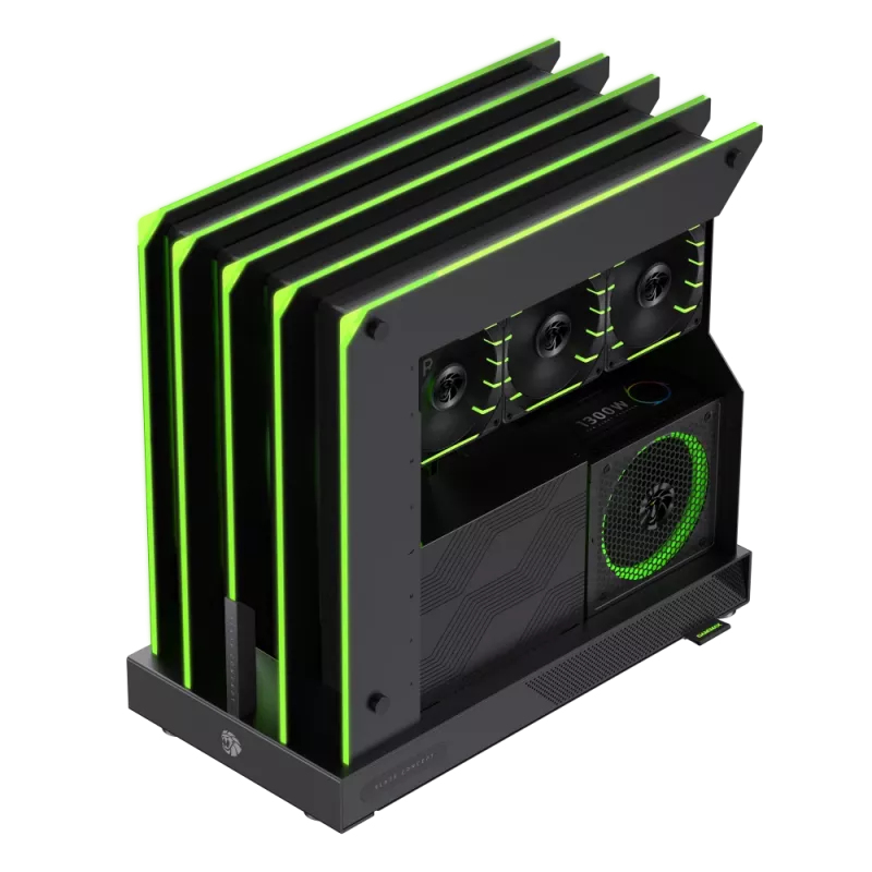 Gamemax Gehäuse | BLADE CONCEPT | Schwarz | ATX | Netzteil nicht enthalten