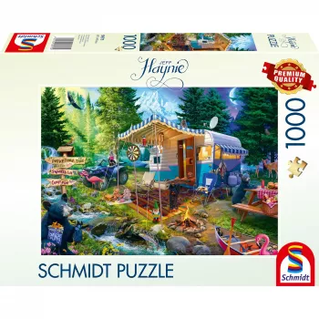 Puzzle 1000 Teile, schmidt spiele — Jeff Haynie: Mit der Karawane in den Bergen