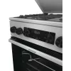 Gorenje GKS5C71XF freistehender Herd mit Backofen Silber