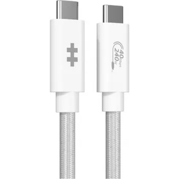 USB-C-Kabel HYPER HyperDrive Next USB4 Gen 3x2 1,2 m Weiß