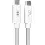 USB-C-Kabel HYPER HyperDrive Next USB4 Gen 3x2 1,2 m Weiß