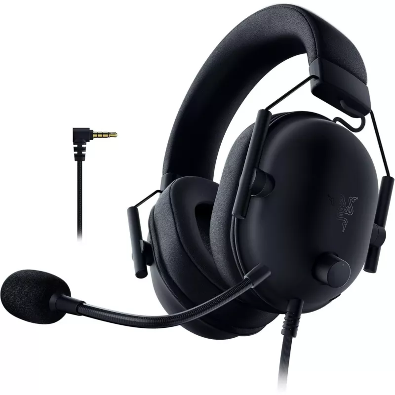 Kabelgebundenes Gaming-Headset Razer SchwarzShark V2 X — binaural, 3,5 mm, 32 Ω, 12–28000 Hz, Galgenmikrofon -42 dB, 270 g