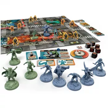 Brettspiel Asmodee Marvel Zombies Heroes' Resistance — kooperative Miniaturen Zombicide-Crossover