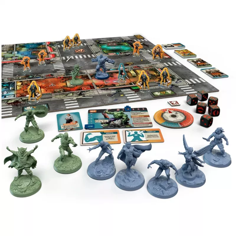 Brettspiel Asmodee Marvel Zombies Heroes' Resistance — kooperative Miniaturen Zombicide-Crossover