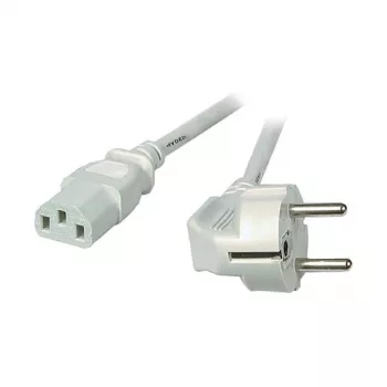 EFB-Elektronik Netzkabel Schutzkontaktstecker 90° - C13 180°, Grau, 3,0 m, 3 x 1,00 mm² Hersteller: EFB Elektronik (EK501.3V2)