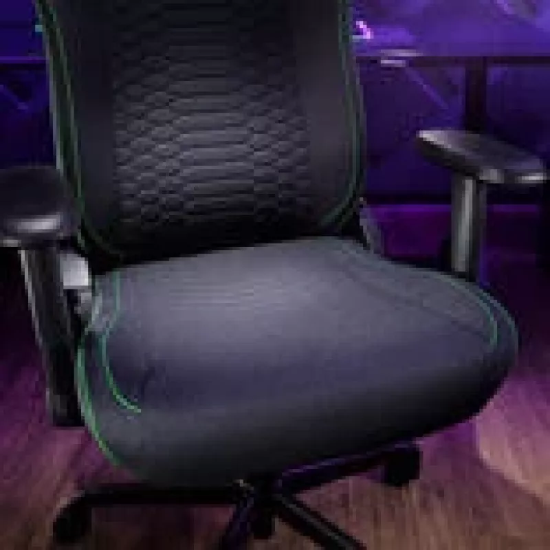Gaming-Stuhl Razer Iskur V2 X Fabric schwarz – ergonomisches Design, Lendenwirbelstütze, Stoffbezug