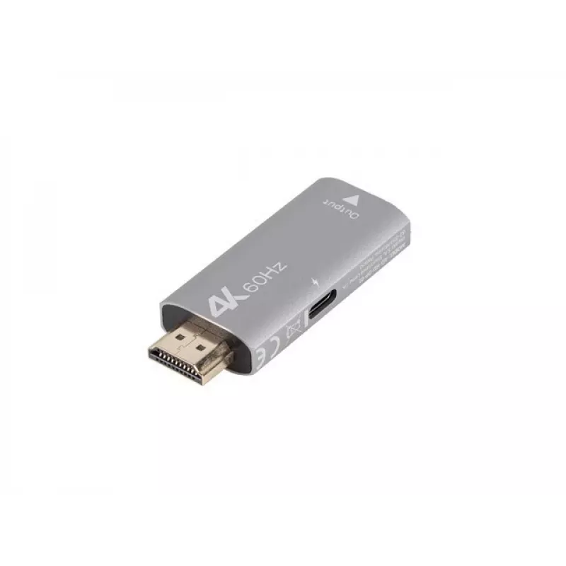 Videokabel-Adapter Lanberg AD-HD-DP-01 HDMI Typ A DisplayPort Silber