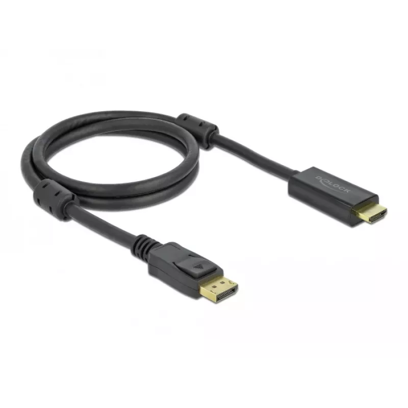 Kabel DeLOCK Active DisplayPort 1.2 zu HDMI 4K 60 Hz 1 m