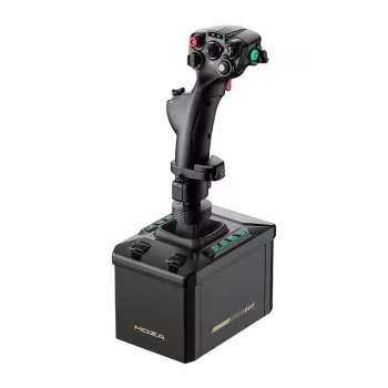 Flight-Ständer-Kit MOZA AB6 Flight Simulator – schwarz ABS, Aluminium und Kohlefaser-Konstruktion, AC-Strom 110–220 V, Spitzenleistung 72 W