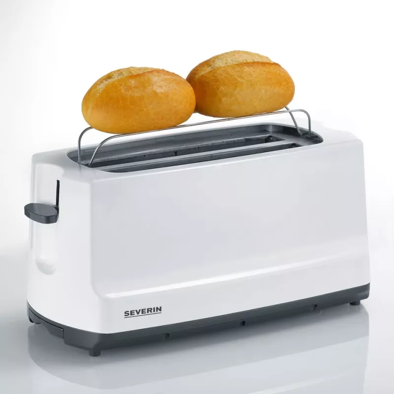 Toaster Severin AT 2234 4 Scheiben 1400 W Grau Weiß