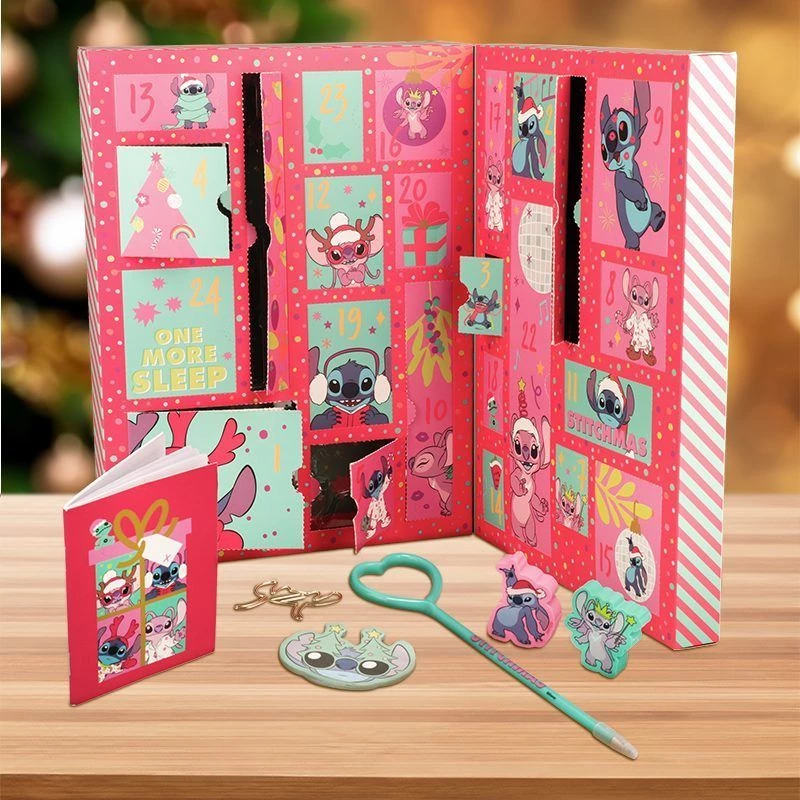 Advent Calendar Paladone Stitch Stationery 24-Day with 24 unique stationery items
