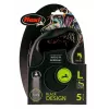 Flexi Schwarz Design L 5 m Hundeleine mit Rollmechanismus