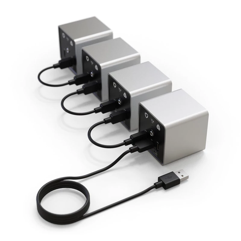 Dial Controller Streacom VU1-Dial Silber USB Typ-C — Drehregler für Systemlüfter, RGB- und Audiosteuerung