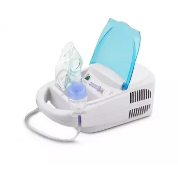 Tisch-Mesh-Vernebler ESPERANZA ECN002 — 0,4 ml/min Verneblung, 10 ml Fassungsvermögen, Erwachsenen- und Kindermaske, Mundstück, 220 V