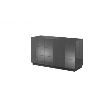 Cama Sideboard 2D REJA graphitgrau glänzend/graphitgrau glänzend